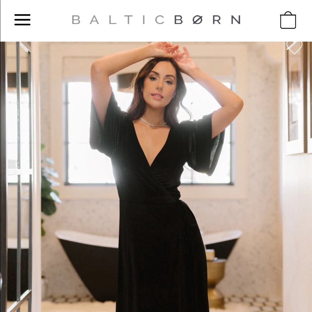 Meghan Velvet Wrap Dress